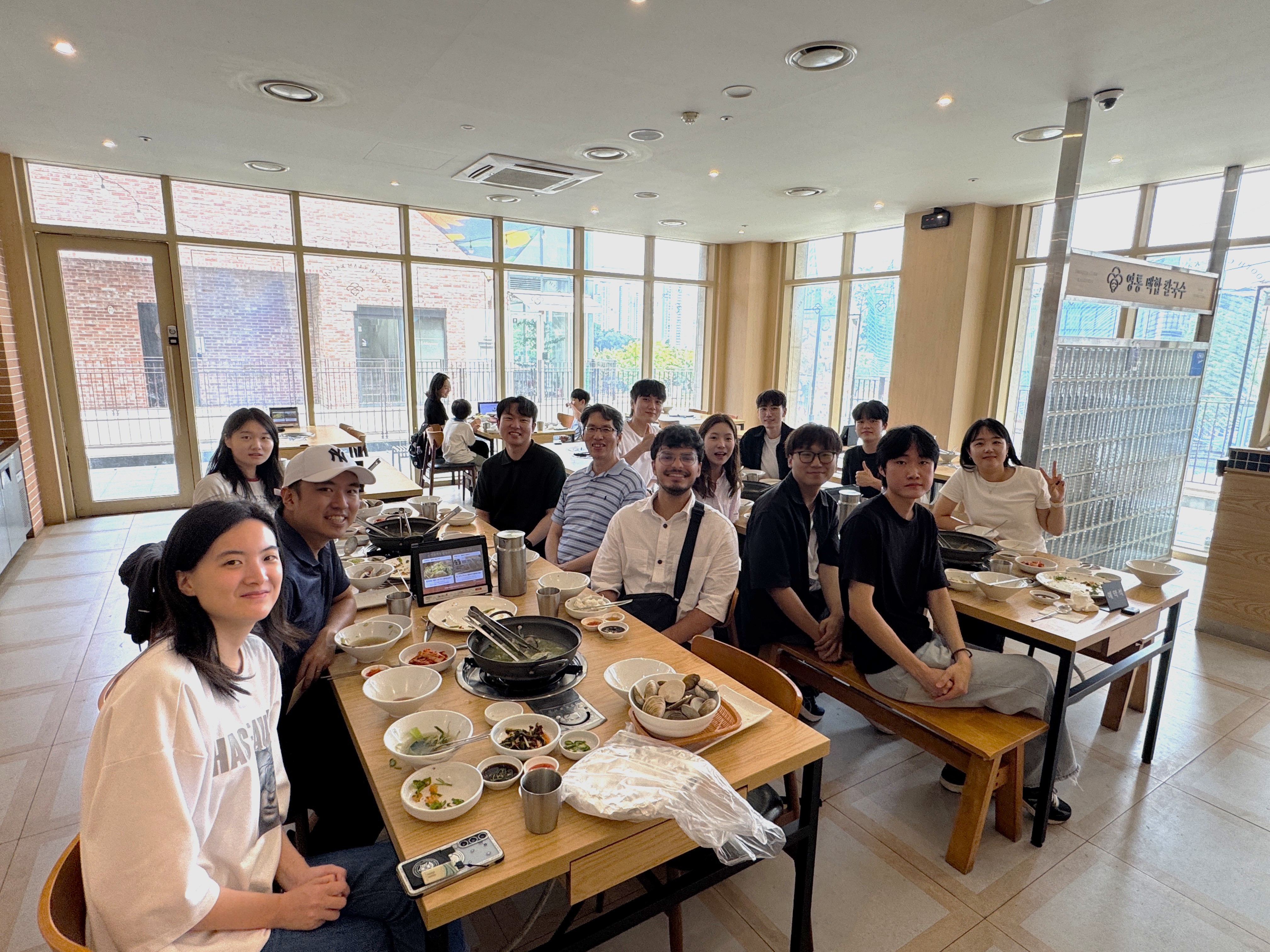 Group meal Bahir farewell